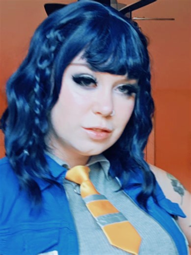 I recently got my seconds pierced on my ears so I can't cosplay atm for fear of wig cap pulling at them lol so have a TC draft #transformers #thundercracker #bishoujotransformers #thundercrackertransformers #transformerscosplay