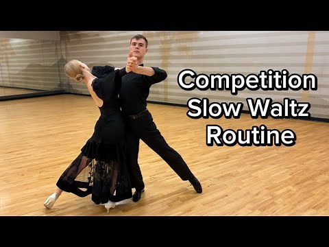 Advanced Competition Slow Waltz Routine With Figure Names & Timing