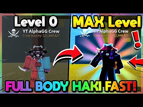 FASTEST *FULL BODY HAKI* FARM!! (Blox Fruits Roblox)