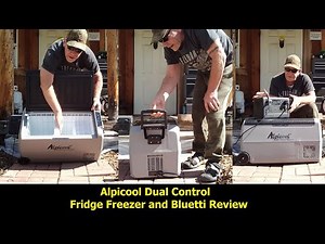 Alpicool Dual Control Fridge Freezer And Bluetti Power Station Review