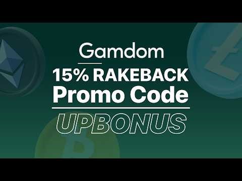 GAMDOM PROMO CODE "UPBONUS" — 15% Reward Return Gamdom Code Guide 2026