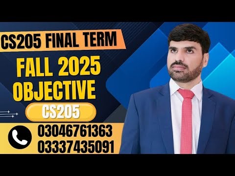 CS205 Fall 2025 Objective plus Subjective and Quizez