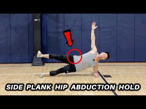 Side Plank Hip Abduction Hold for STRONGER CORE & HIPS