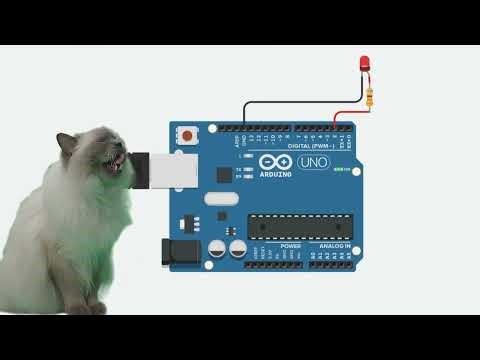 Aramengyu - Diajar : Tinkercad simulasi Led berkedip dengan Arduino