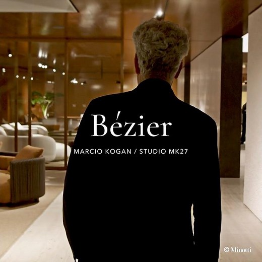 Minotti Bézier by Marcio Kogan / Studio MK27 - Minotti Pavilion 2025