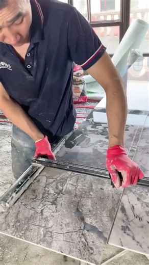 Cutting ceramic using push tool for clean and precise edges