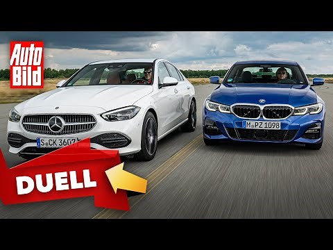 Mercedes C-Klasse vs. BMW 3er (2021) | Das Duell der Limousinen mit Dennis Petermann