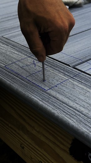 How to remove decking plugs like a pro. #remodel #construction #homerenovation #bathroom #howto #tools #diy #carpentry #construction #homeremodeling #hgtv #tooltips #constructiontips #diytools | Cody Romer