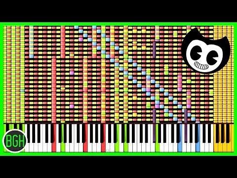 "Build Our Machine" (BENDY AND THE INK MACHINE) DAGames - Impossible Piano Remix
