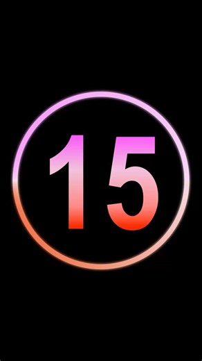 ⏱️ 15 Second Countdown Timer | Clock Ticking Sound & Alarm