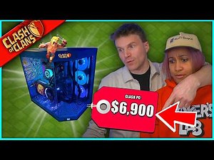 I BUILT A $6,900 PC to play CLASH OF CLANS WITH