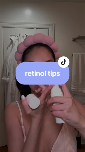 retinol is for everyone (unless you’re pregnant 🥲) but I see people give up on it way too often because they’re not using it correctly! if this is you, or if you’re wanting to start, I gotchu sis!! this is your sign 😌 follow the below tips for optimal results - pea-sized amount for the WHOLE face - more is not more here - apply on dry skin!! applying it on wet skin is asking for irritation, which will either make you quit early, or put your skin in a worse position than before you started 😳 -