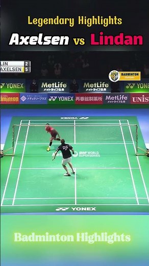 Lin Dan vs Viktor Axelsen | Epic Generations Showdown #badmintonhighlights #axelsen #lindan