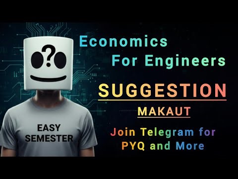Only 21 Questions Is Enough | Makaut Economics For Engineers Suggestion | 3rd Semester | #makaut