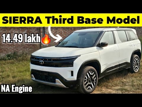 TATA SIERRA Pure Plus NA Engine Review ❤️SIERRA 3rd BASE Model ❤️ On Road Price #tatasierra #sierra
