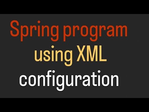 #1 Spring first program Intellij Idea using XML file configuration #javaprogramming #java #spring