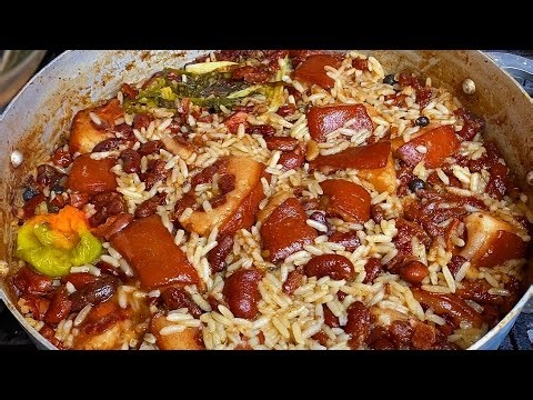 Jamaican Barefoot Rice & Peas (one pot meal)