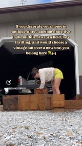 3.4K views · 26 reactions | I found these wooden boxes at one of my brother's auctions and knew they'd be PERFECT for shelving in the Avion. They have spent years in a barn so they need a GOOOODDDD scrubbing before our apparel makes its way to them. Stay tuned to see the final result! | Kelso & Company | Facebook