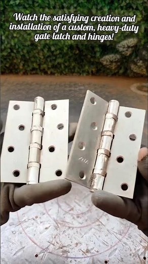 Fabricating Strong Gate Latch Hinge