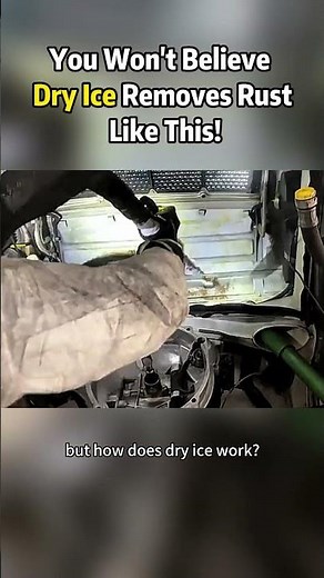 Watch Rust Disappear With Dry Ice Magic!