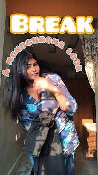 “Because one color is never enough 😉Let’s break that monochrome with a pop #layeredlook