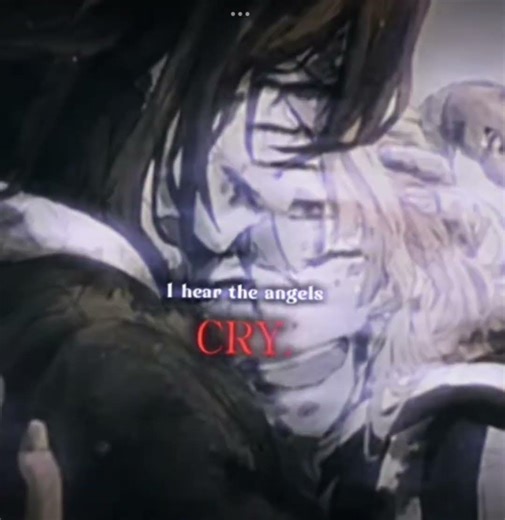 I hear the angels cry..