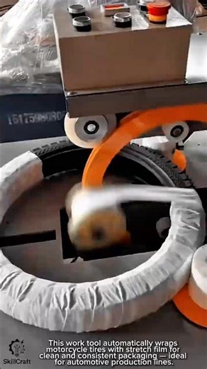 Tire Wrapping Machine Work Tool Fast, Clean, and Efficient for time saving work
