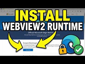 How to Install Microsoft Edge WebView2 Runtime