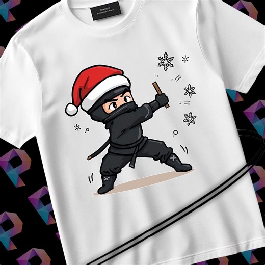 Ninja Santa PNG Funny Christmas Shirt Design, Martial Arts Santa Holiday Art, T-shirt Digital Download - Etsy