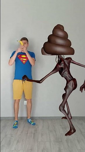 Banana Head VS Poop Head #shorts