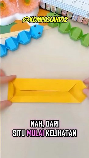 How to Fold Paper into an Origami Snake 🐍 | Easy Origami for Beginners