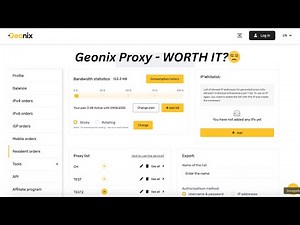 Geonix Proxy Tutorial 2026 | Residential Proxy Setup + Incogniton Browser