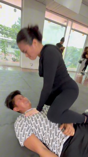 9.6K views · 68 reactions | Never underestimate the power of a Jiujitsu woman 酪屢Angelina Mendoza Calvin Deloyola #trendingreelsvideo #foryoupageシ #viralreelschallenge #world #ccmactionteam #stuntworksactionacademy #training #bjjwoman #stuntwoman #takedown | Stuntworks Action Academy | Facebook