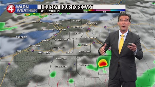 ☁️Weather 4 Tonight - A cloudy night tonight with a slight possibility of spotty, isolated thunderstorms. See the full forecast here: https://www.wivb.com/weather-news/todays-forecast/buffalo-ny-weather-forecast-july-2025-fourth-of-july/ | News 4 WIVB Buffalo