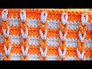 💙🧶Especially for Crochet Lovers! A Wonderful Two-Color Crochet Pattern