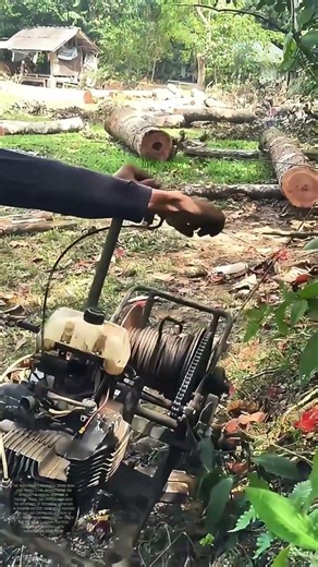 Pulling Power: Mechanical Force Moves Timber