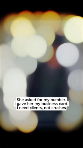 HyperStudio on Instagram: "She asked for my number. i gave her my business card. i need clients, not crushes❤️ . . .