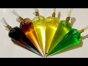 Sour Lemon Slime ! Making Slime with Piping Bags ! Satisfying Slime Videos★ASMR★