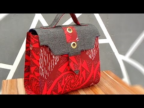 HOW TO MAKE ANKARA BAG /DIY TOTE BAG ANKARA