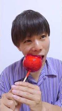 Frozen Candy Apple⁉️ Found this at Don Quijote and had to try it😆【Don Quijote/Festival】