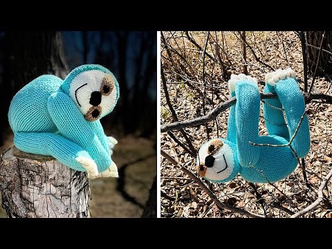 “Simon” The Sloth ~ Addi, Sentro, Circular Knitting