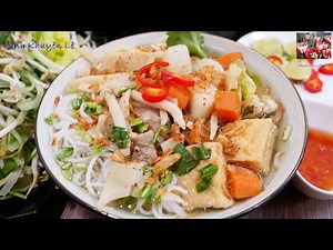 Cách nấu Bún Măng Chay, Miến Măng Chay - Món Chay Ngon, Bổ dưỡng - VEGAN RECIPES by Vanh Khuyen
