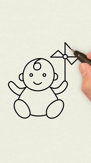 How to draw baby #drawings #drawing #drawingchallenge #foryou #funforyou #fyp #fypシ