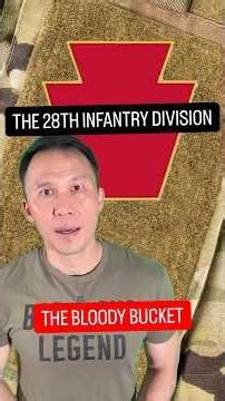 The 28th Infantry Division, the “Bloody Buckets”! Today on Explaining Army Stuff to Normies.