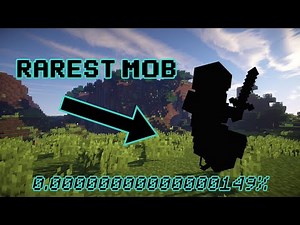 How to Summon the RAREST MOB in Minecraft! (UPDATED)
