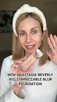 Testing the NEW Anastasia Beverly Hills Impeccable Blurring Second-Skin Matte Foundation