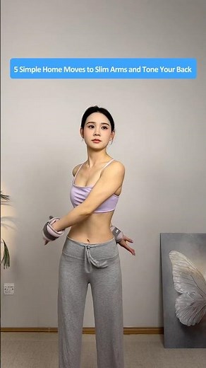 5 Easy Home Workout Moves Women Use to Tone Arms and Flatten Their Back