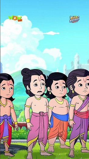 Drona and the Magic with Kaurav and Pandav | Moral Story | Kiya and Kayaan #shorts #applatoon