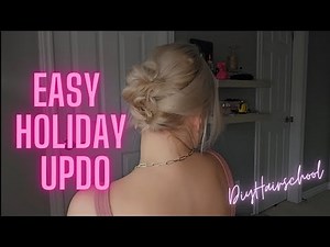Quick and Easy Updo Tutorial for Straight Hair | Effortless Hairstyle Tips