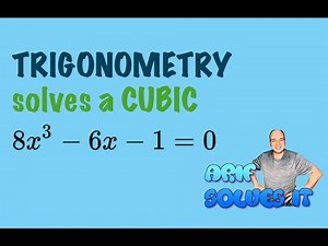 TRIGONOMETRY solves a CUBIC Equation